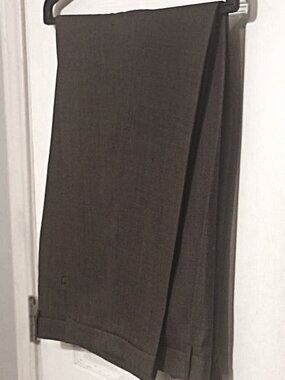 Giovanni Uomo Men Grayish Brown Dress Pants  42W